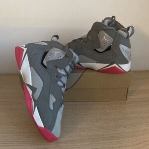 Womens Gray and Pink High-Top Sneakers